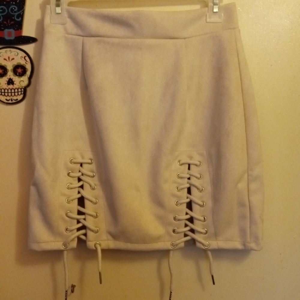 Suede Mini Skirt NWOT